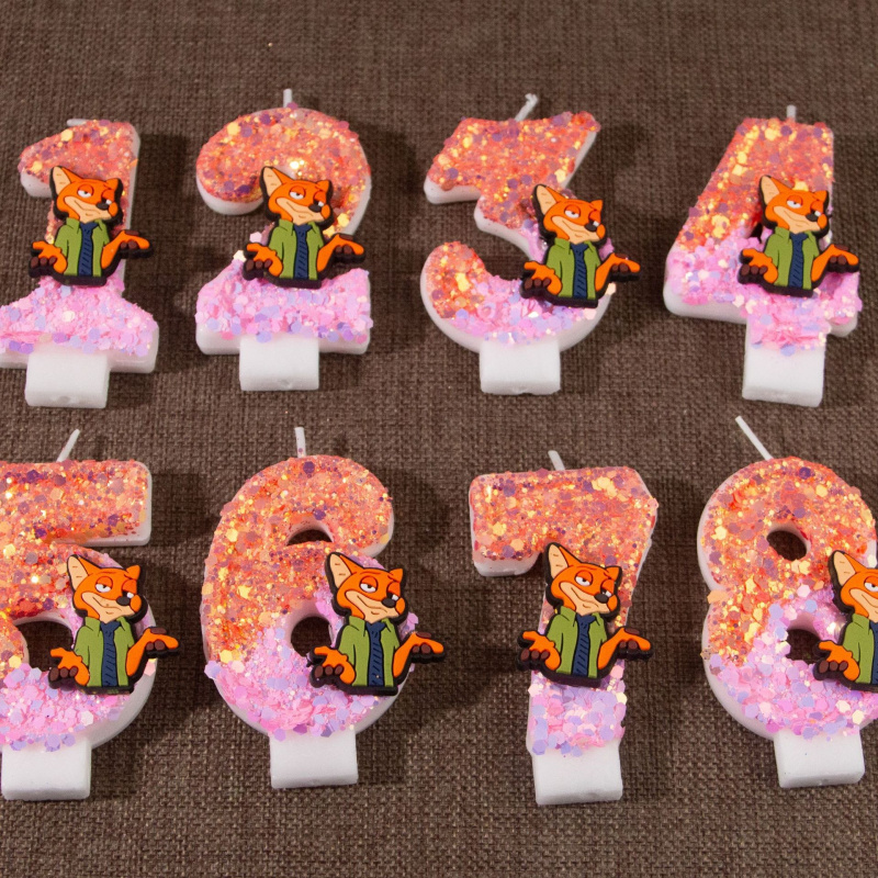 Holiday Candle Set - Nick's Birthday Candles Number Candles 0-9