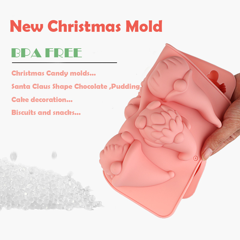 6-Cavity Christmas Gnome Cake  - Holiday Candle Set ulasan dan harga