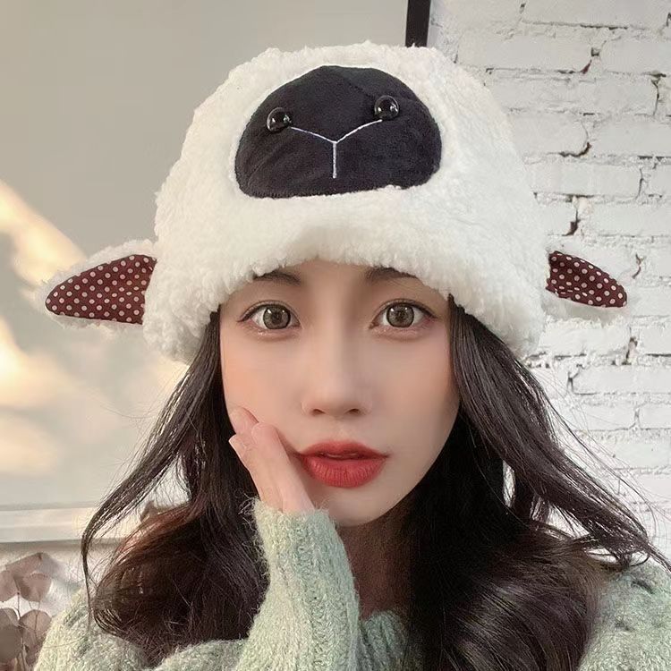 Black Nose Sheep Plush Hat Sup - Santa Hat Plush ulasan dan harga