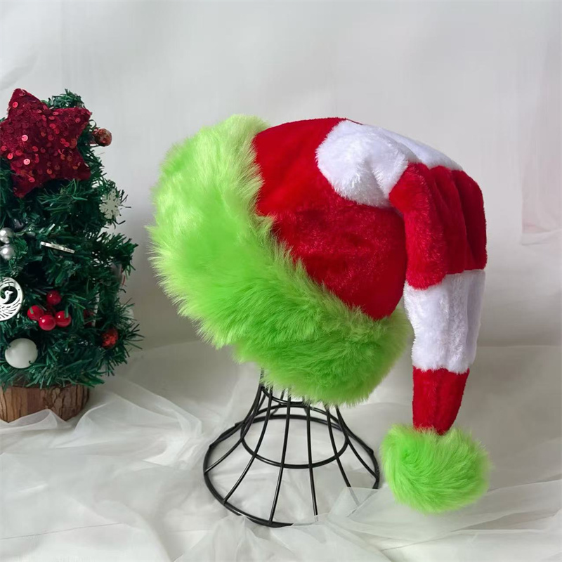 Splicing Santa Claus Hat Chris - Santa Hat Plush ulasan dan harga