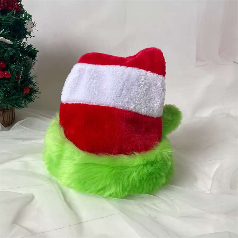 Splicing Santa Claus Hat Chris - Santa Hat Plush ulasan dan harga