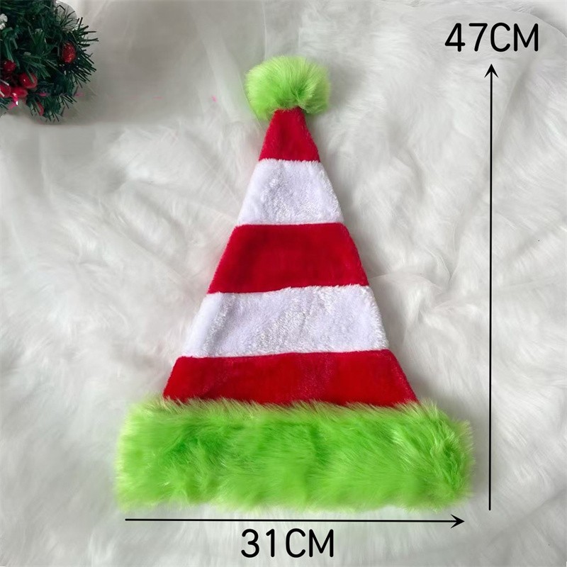 Splicing Santa Claus Hat Chris - Santa Hat Plush ulasan dan harga