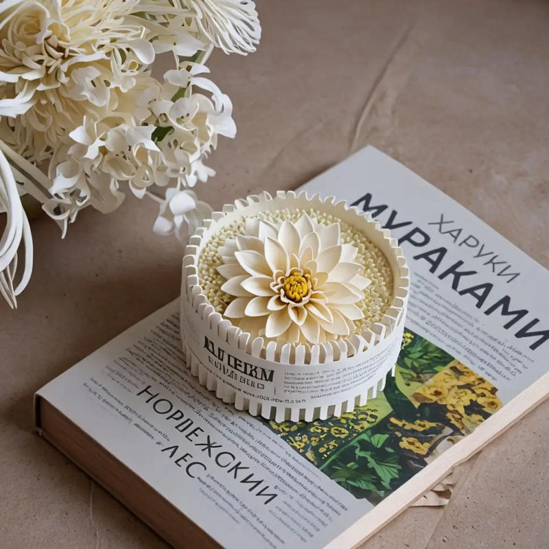 Lotus Flower Silicone Mold，For - Holiday Candle Set ulasan dan harga