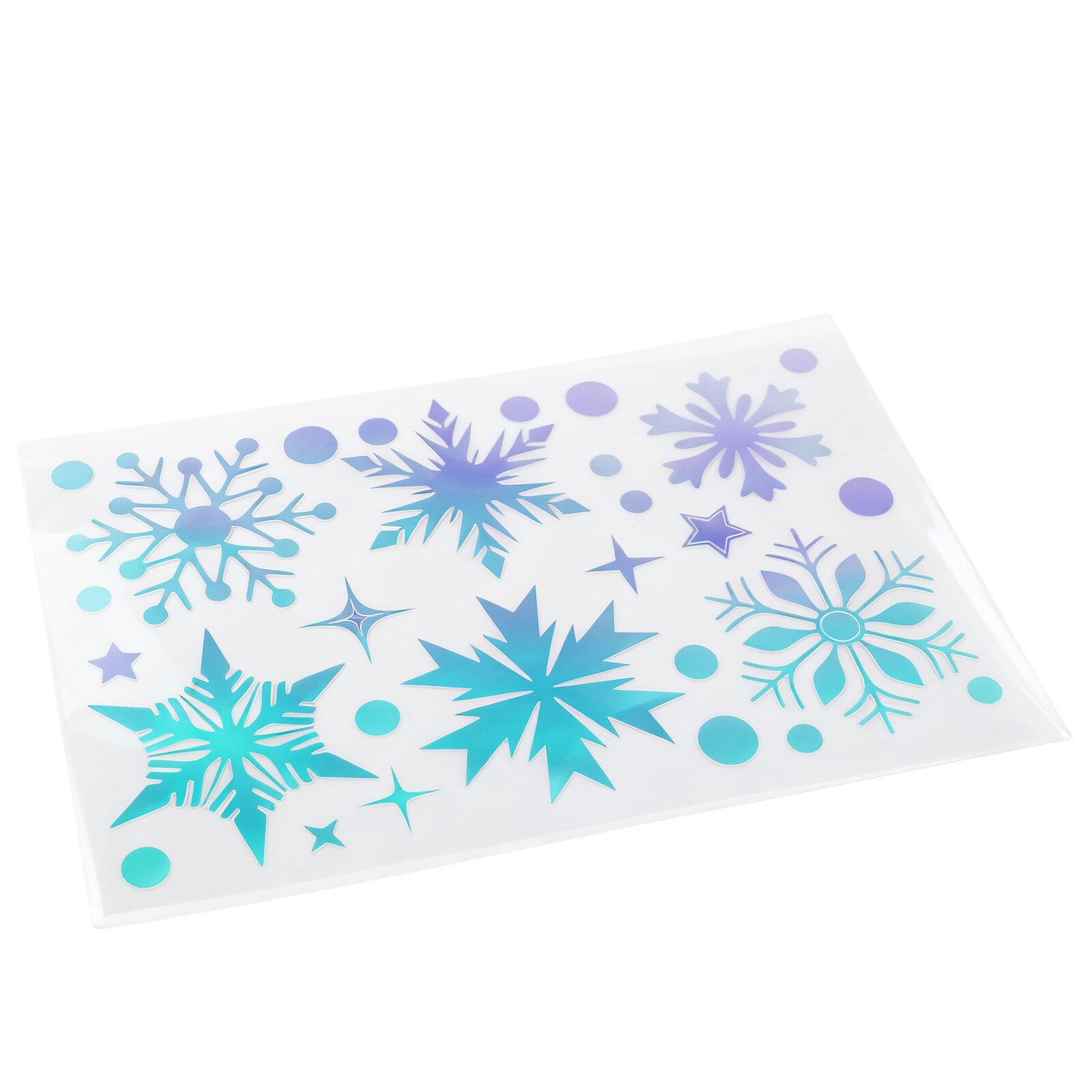 3 Sheets Snowflake Christmas W - Snowflake Window Decal ulasan dan harga