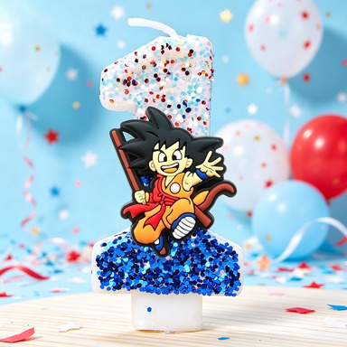 Dragon Ball Z Themed Number Ca - Holiday Candle Set ulasan dan harga